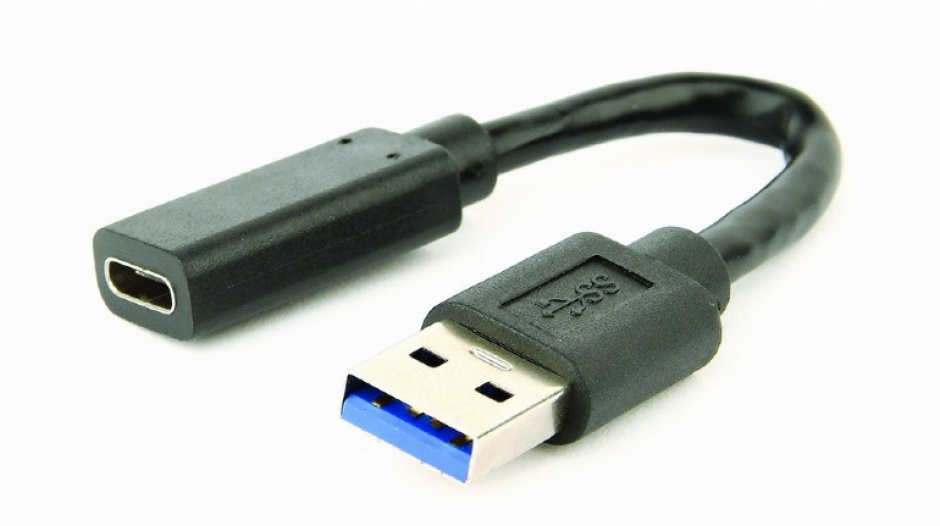 Adaptor USB-C 3.0 la USB-A M-T 10cm, Gembird A-USB3-AMCF-01 conectica.ro